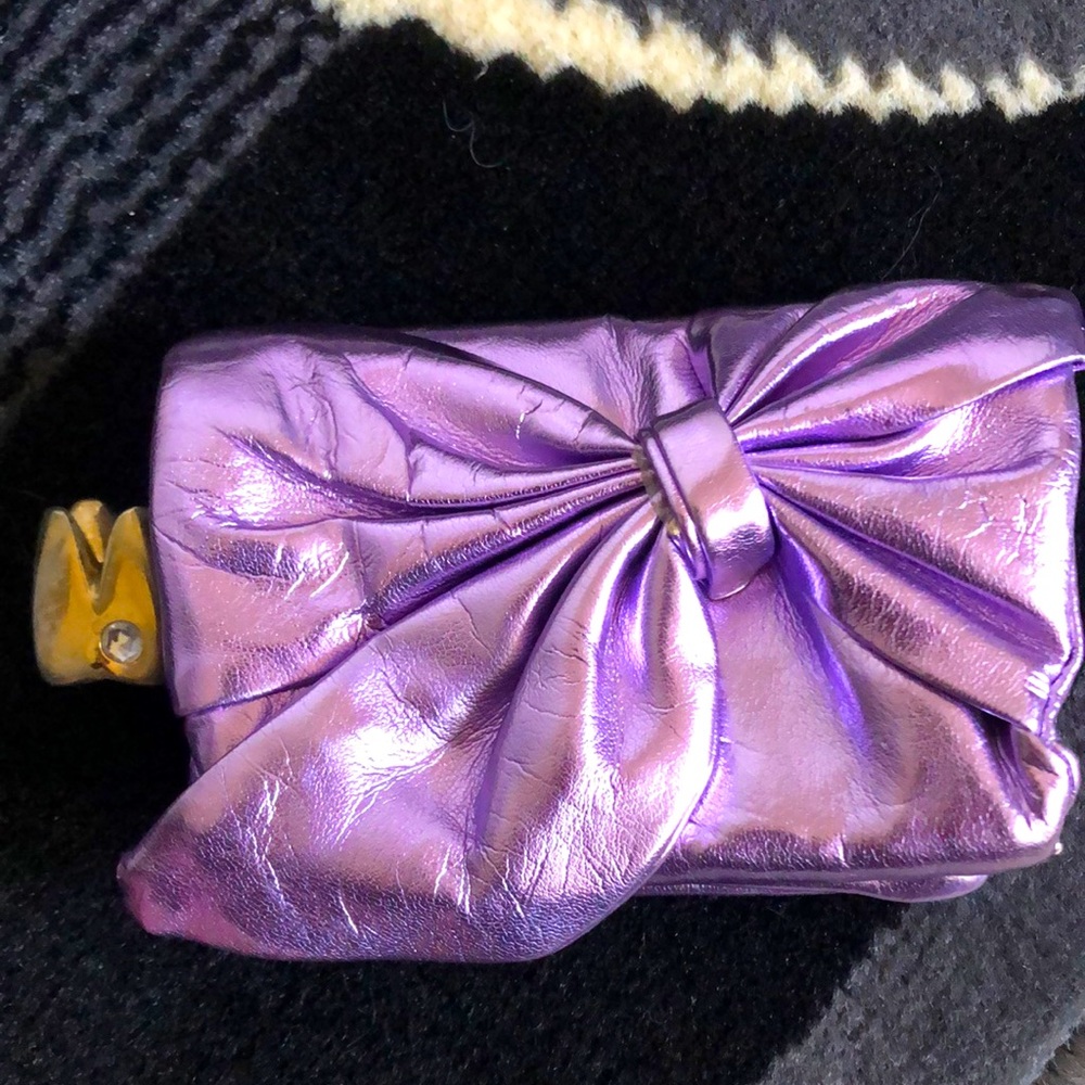 Hop Purple Metallic Wallet